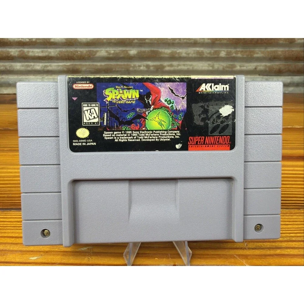 Todd McFarlane's Spawn: The Video Game Super Nintendo Tested & Working
